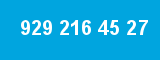 929 216 45 27 929 216 45 27
